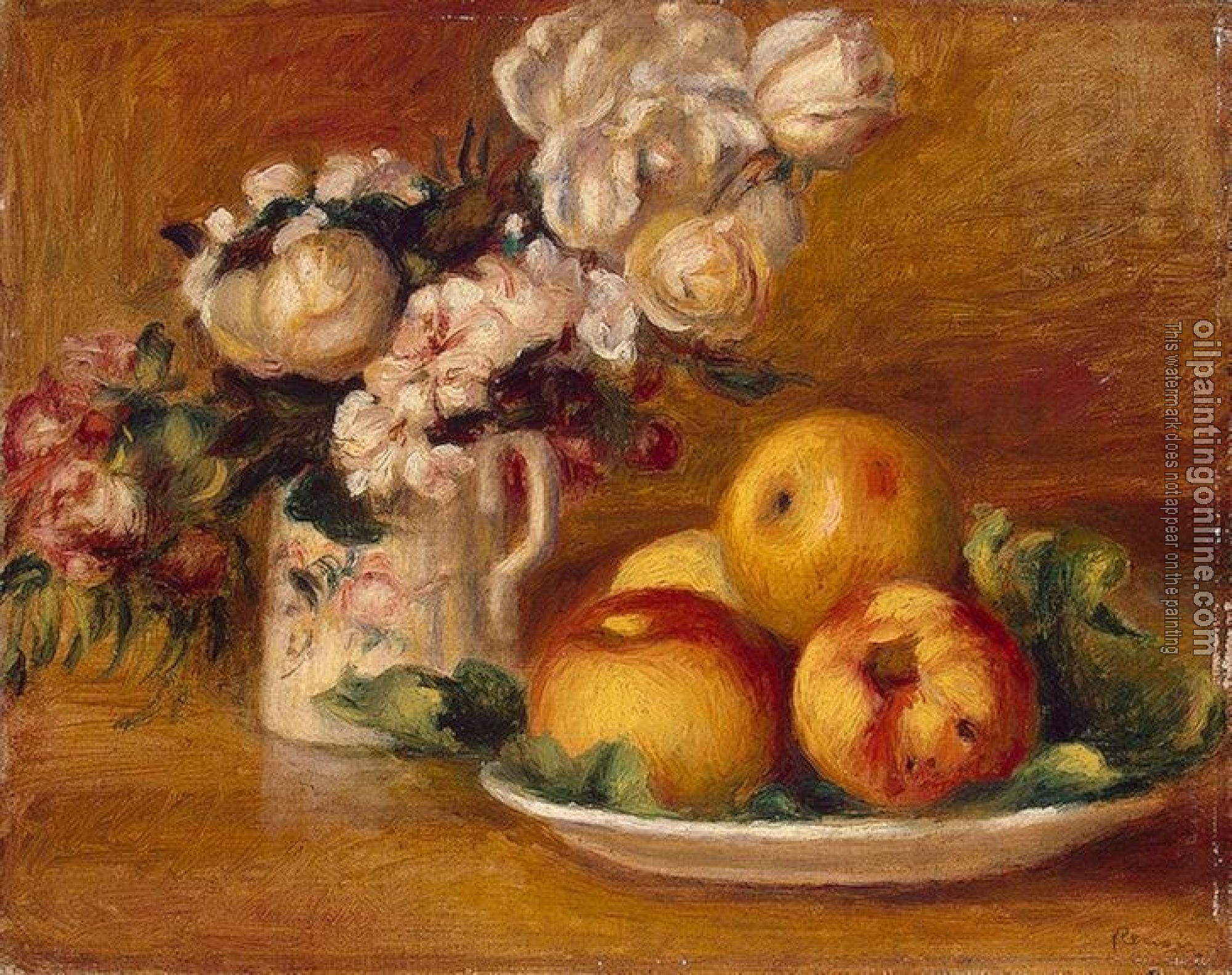 Renoir, Pierre Auguste - Apples and Flowers